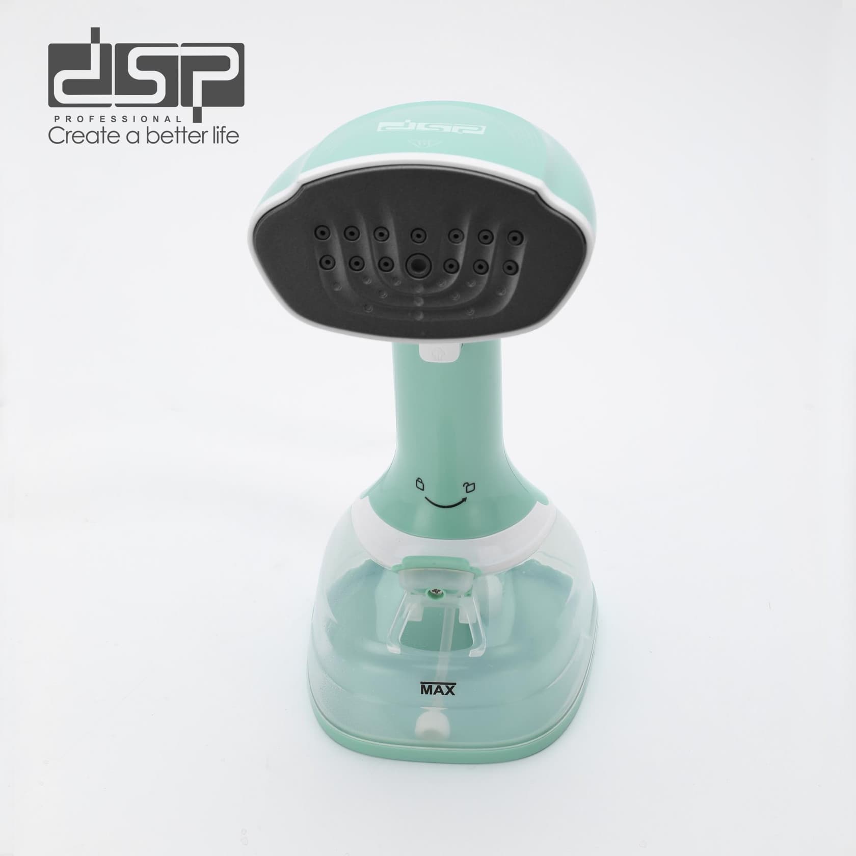Geyim buxarlayıcısı DSP KD1357 LRD, 1600 Vt, 0.3 L, yaşıl — şəkil 4