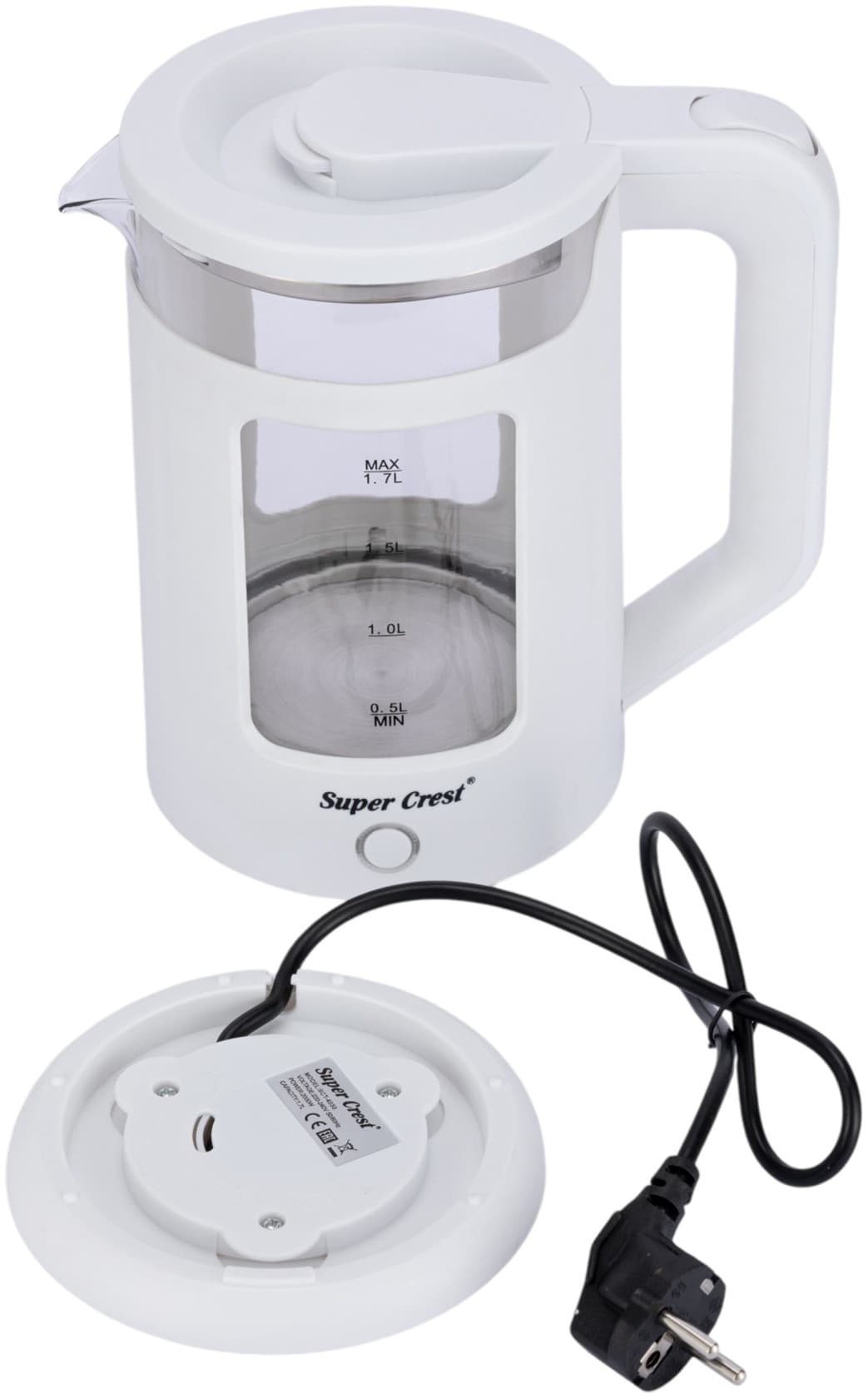 Elektrik çaydan Super Crest SCT-4030 White — şəkil 5