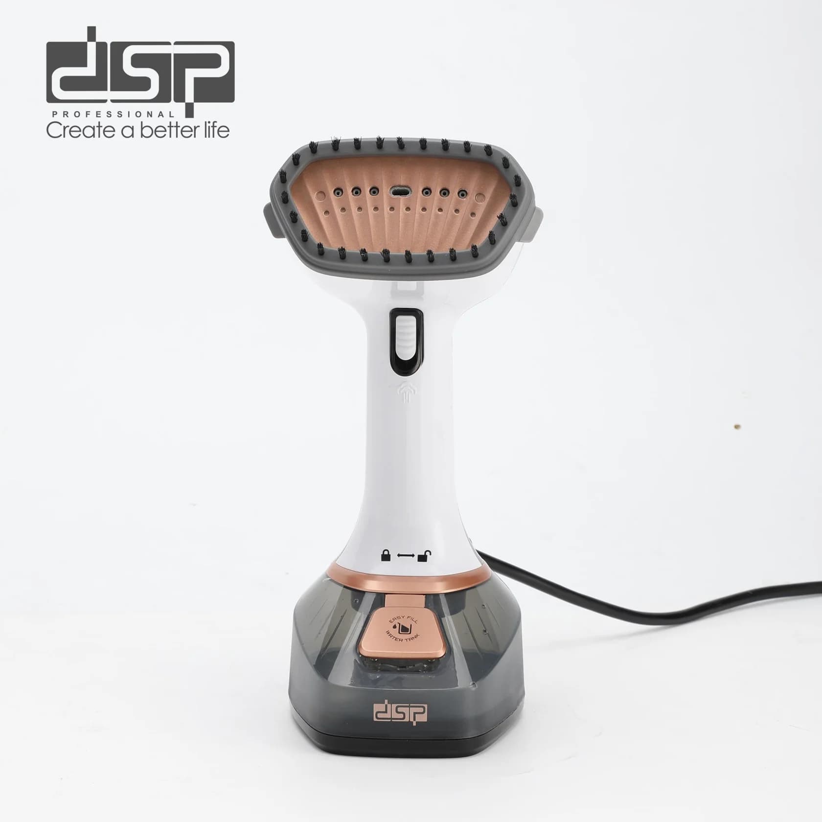 Əl geyim buxarlayıcısı DSP KD1121 LRD 1400 W 0.32 l qara — изображение 14