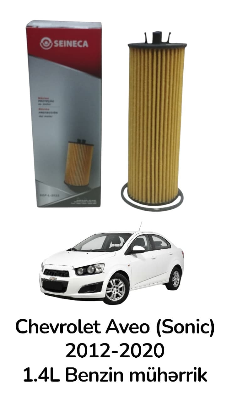 Chevrolet Aveo-Sonic 2012-2020 1.4L Yağ filtiri