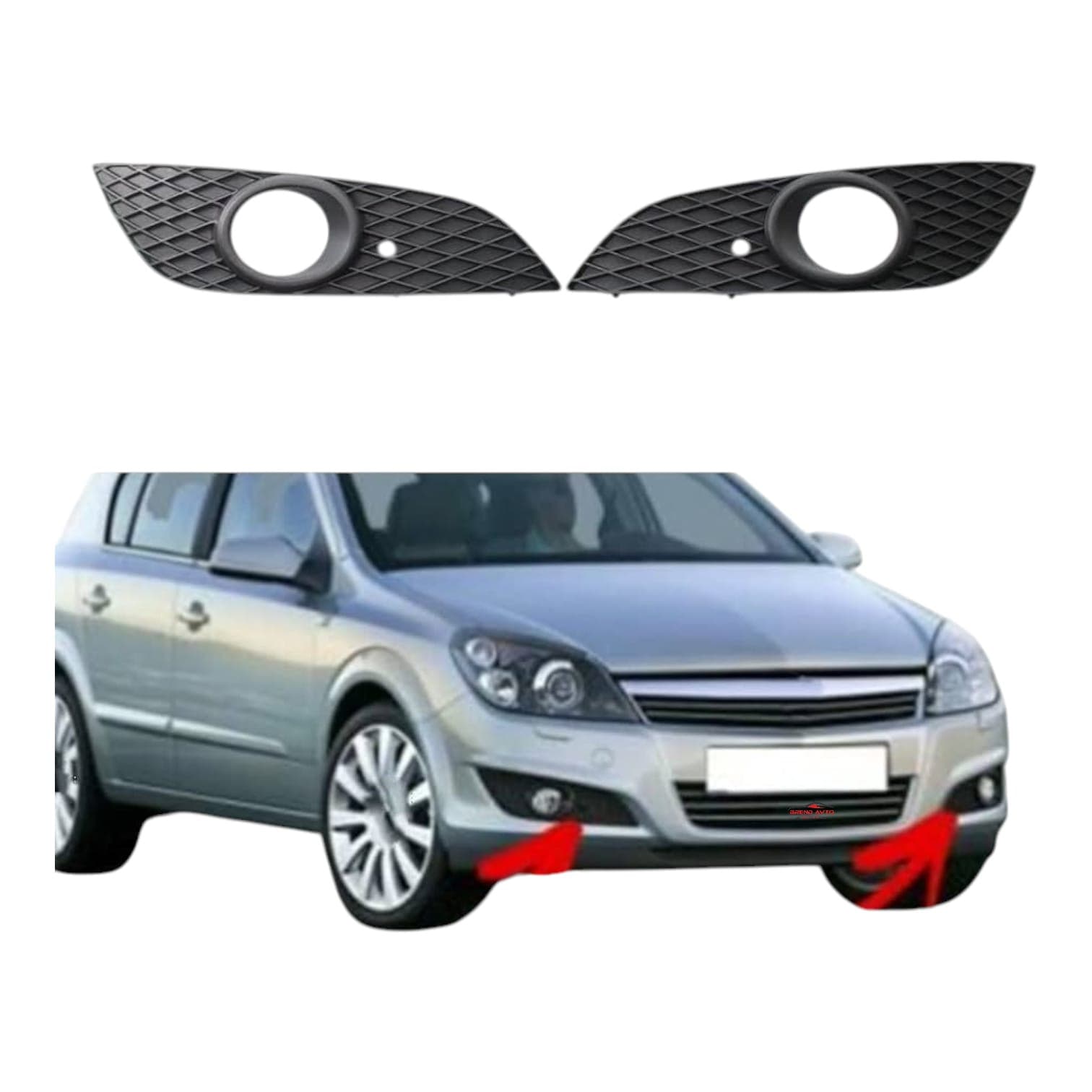 Duman farası setkası Opel Astra 2003–2010 üçün, dəst, 1400409 / 1400410 / 4142133 / 4142134 — изображение 2