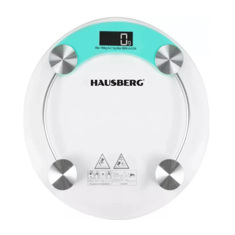 Döşəmə tərəzisi Hausberg HB-6000 ELH, Elektron, Bədən çəkisi, Mavi