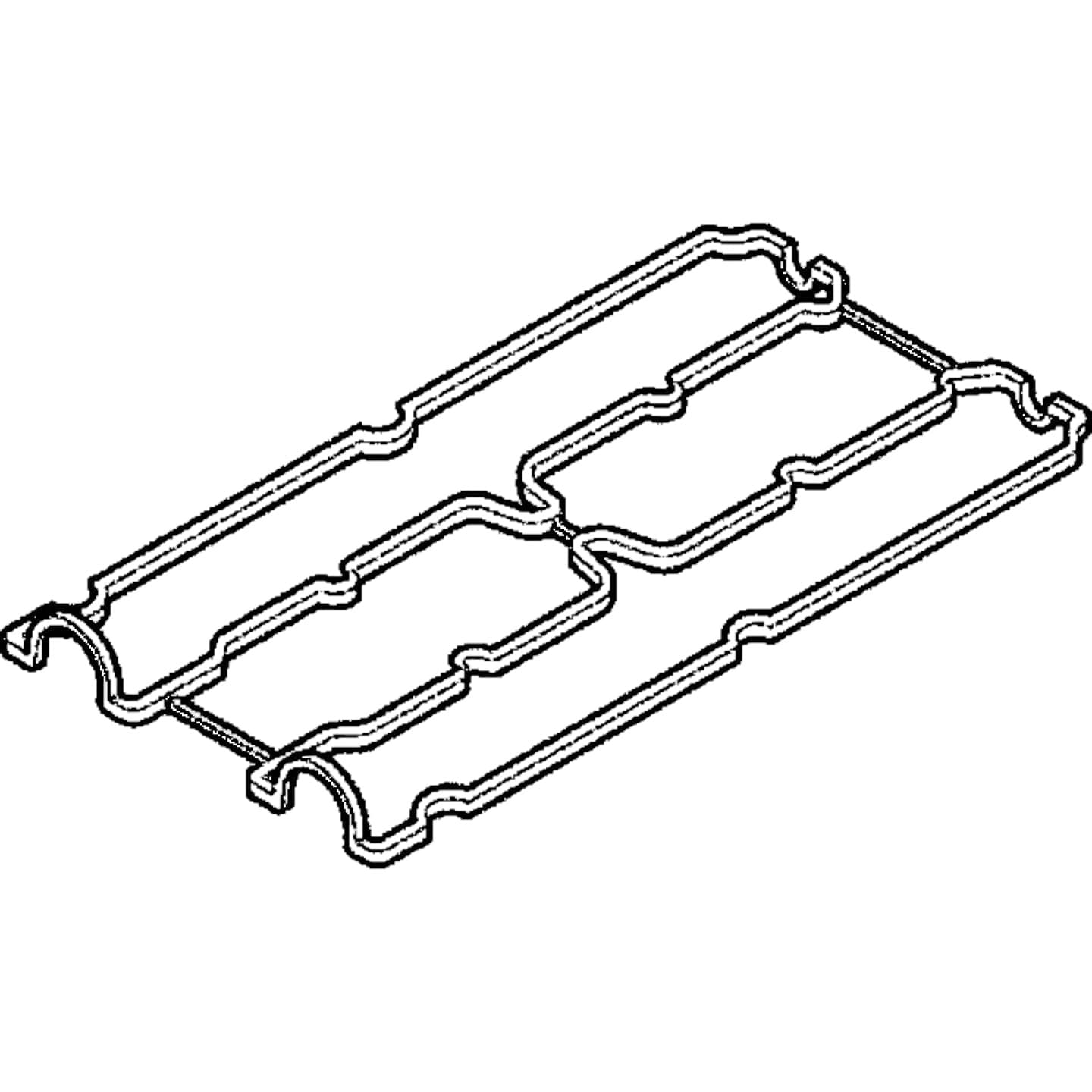 Mühərrikin üst qapaq araqatı Elring 127.580 638742 90573498 96414596 Opel Astra G 1.6 Eco 1998-2003 üçün — şəkil 3