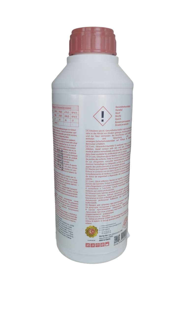 Antifriz Optimal G12, qırmızı, 1500 ml — image 2