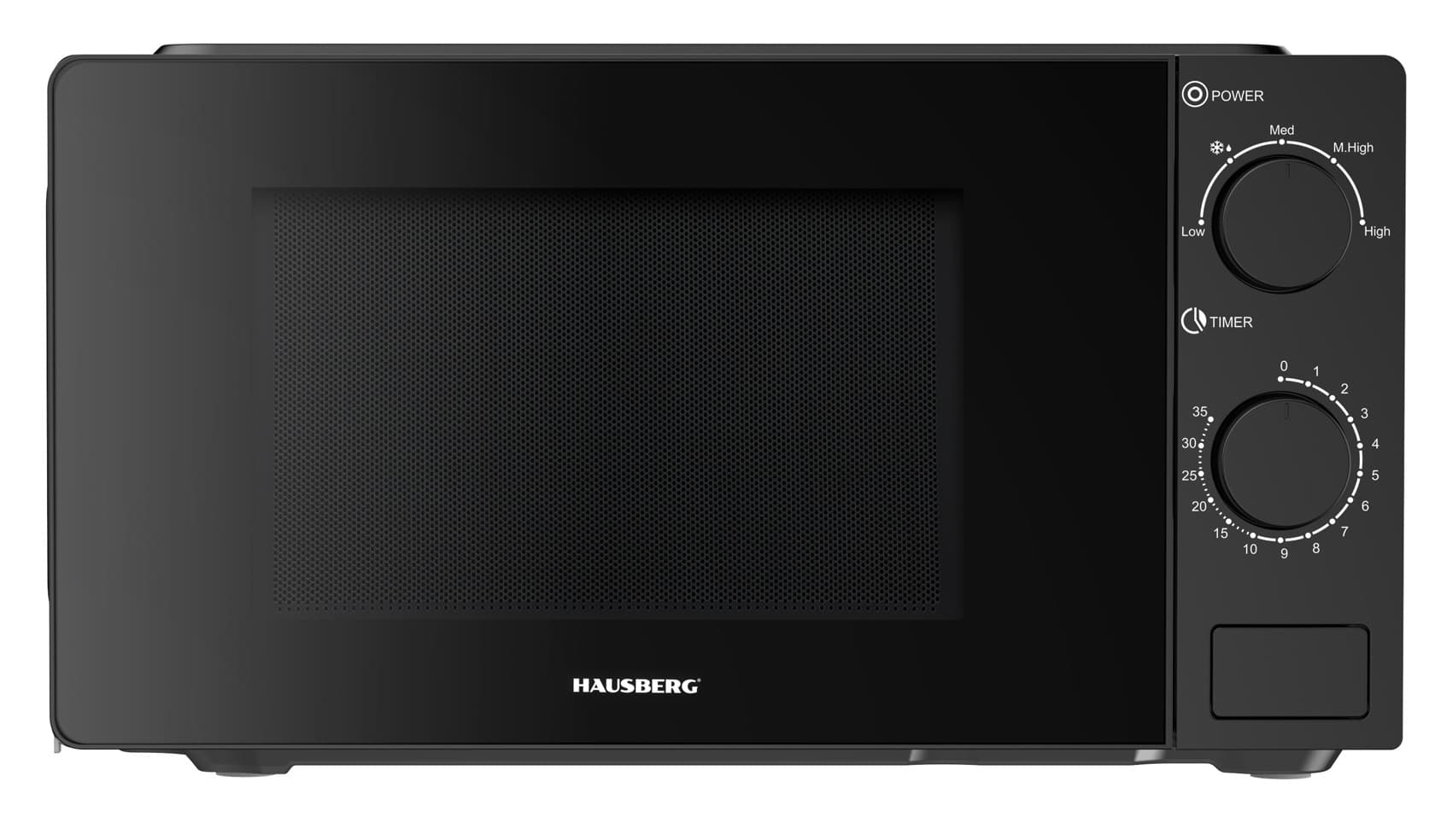 Mikrodalğalı soba Hausberg HB-8008, 20 L, qara