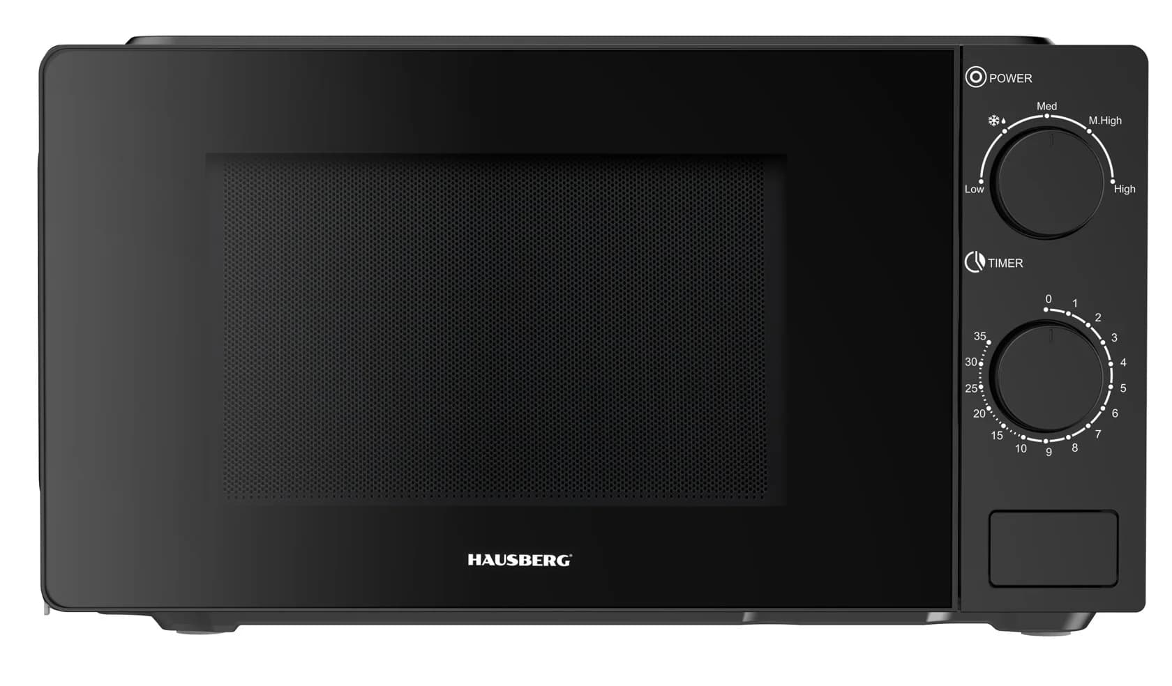 Mikrodalğalı soba Hausberg HB-8008, 20 L, qara