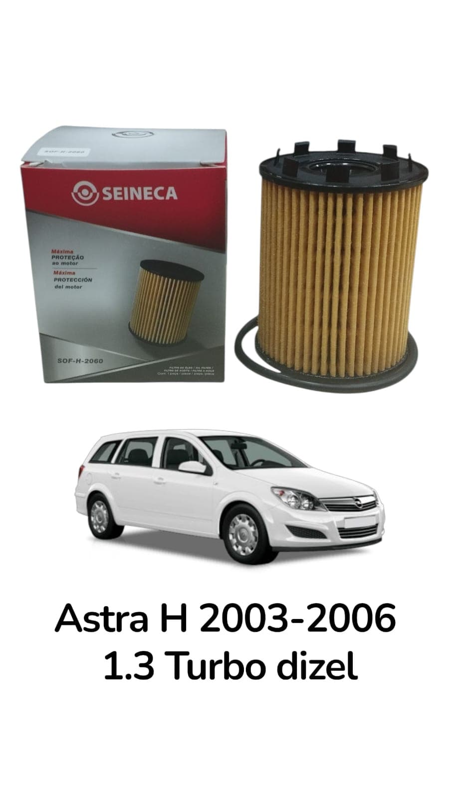 Opel Astra H 2003-2006 1.3L Dizel Yağ filtiri