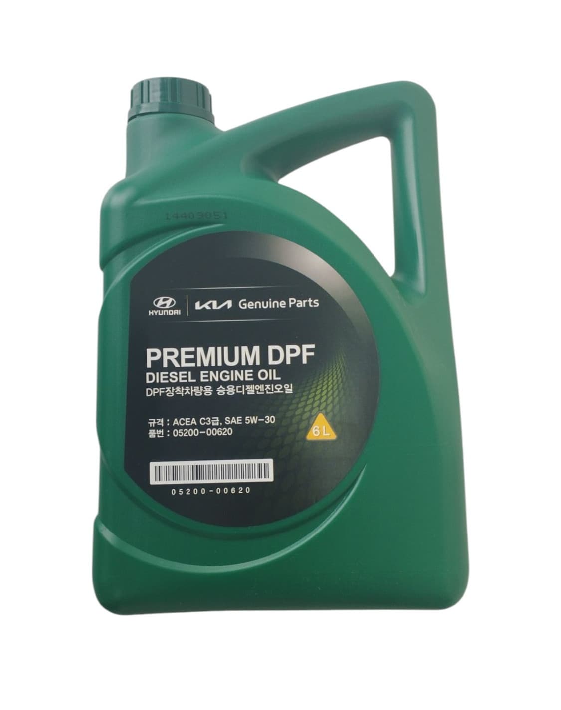 Motor yağı Mobis Hyundai/Kia DPF Premium Diesel, 5W-30, 6 l