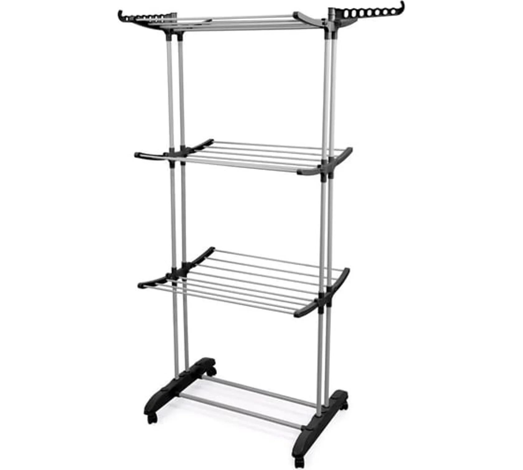 Paltar üçün quruducu Perilla 17015, metal, boz/qara, 17.5 m