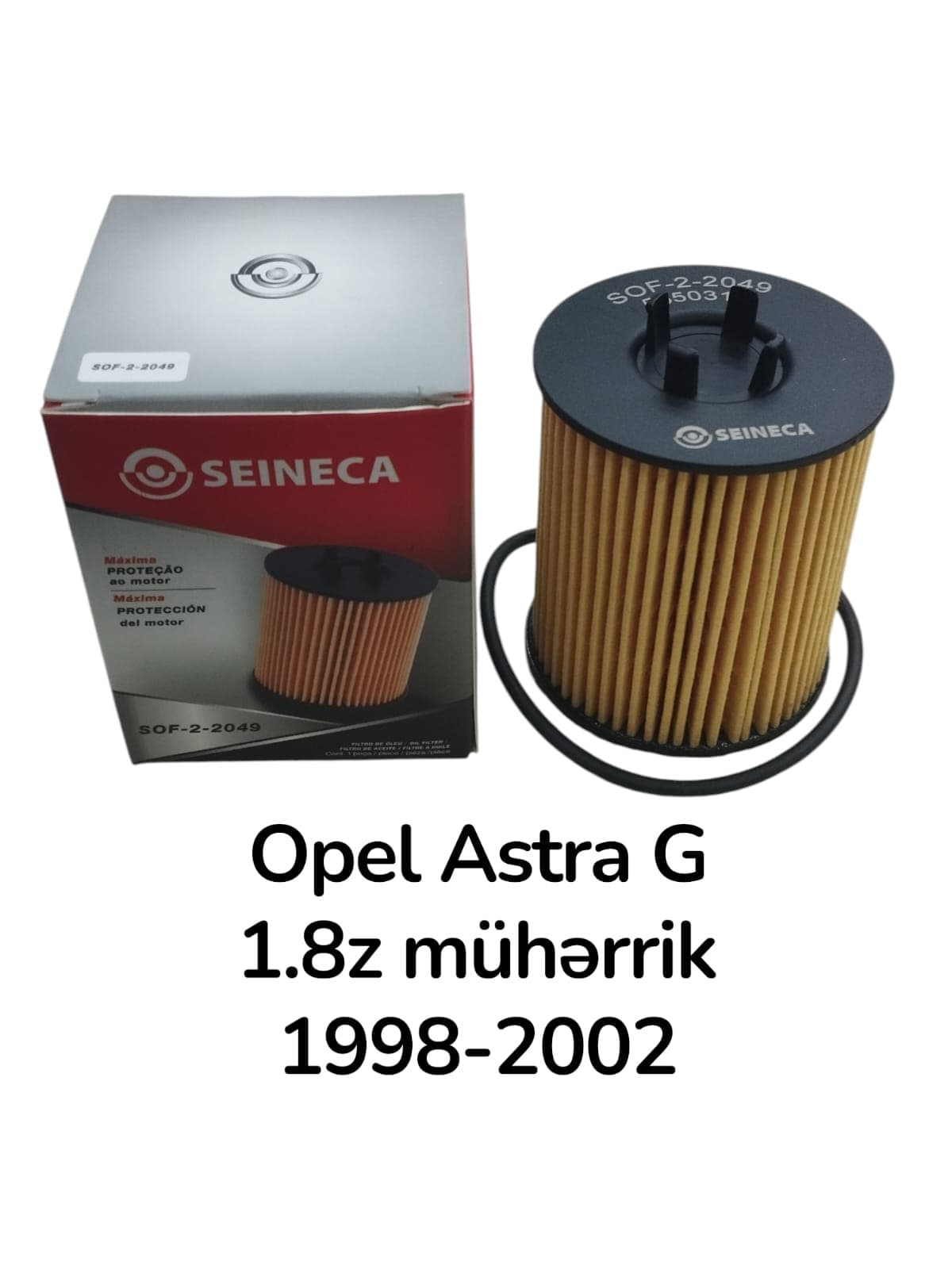 Yağ filtri Opel Astra G 1.8z 1998-2002 üçün 650308 90536362