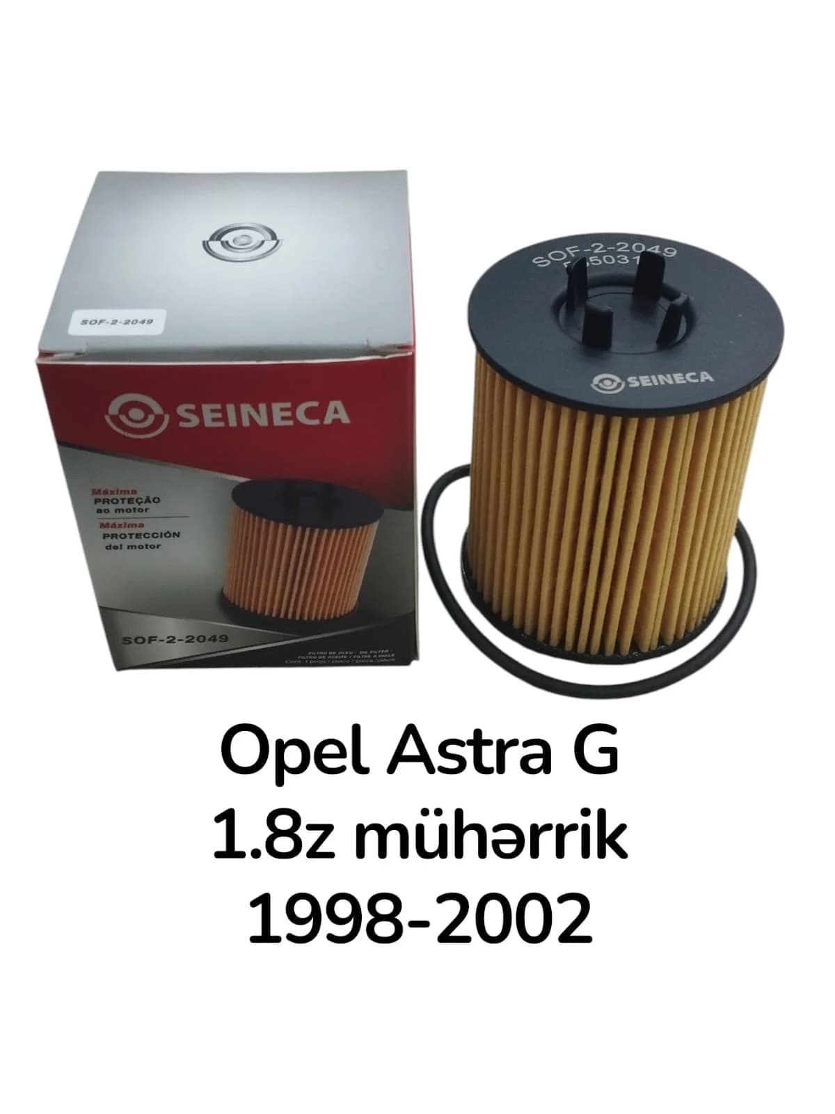 Yağ filtri Opel Astra G 1.8z 1998-2002 üçün 650308 90536362