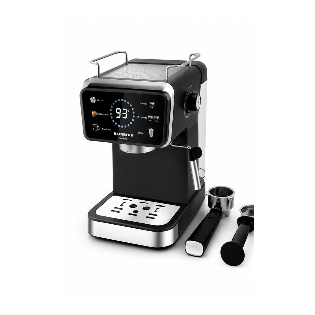 Kapsul qəhvə maşını Hausberg HB-3730 1350 W 1.5 l qara — şəkil 2