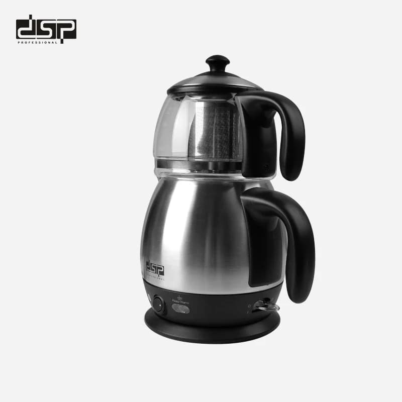 Elektrik çaydan DSP KK145, 1.8+1.2 L, gümüşü, 2200 Vt — изображение 5