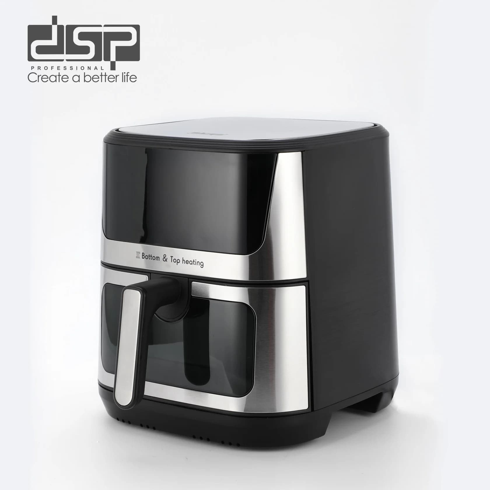Aerofritür DSP KB2173 LRD 9 l 1600 W qara — şəkil 2