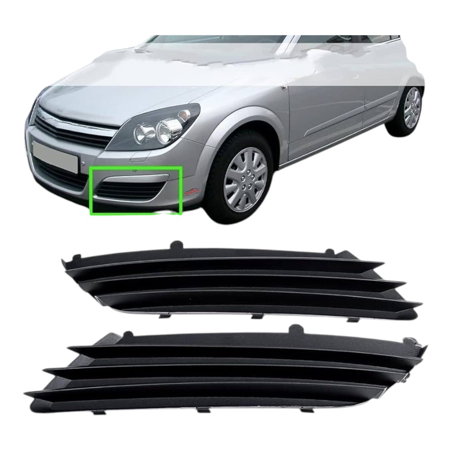Duman fara setkası, dəst, Opel Astar 2003-2010 üçün 1400307 1400308