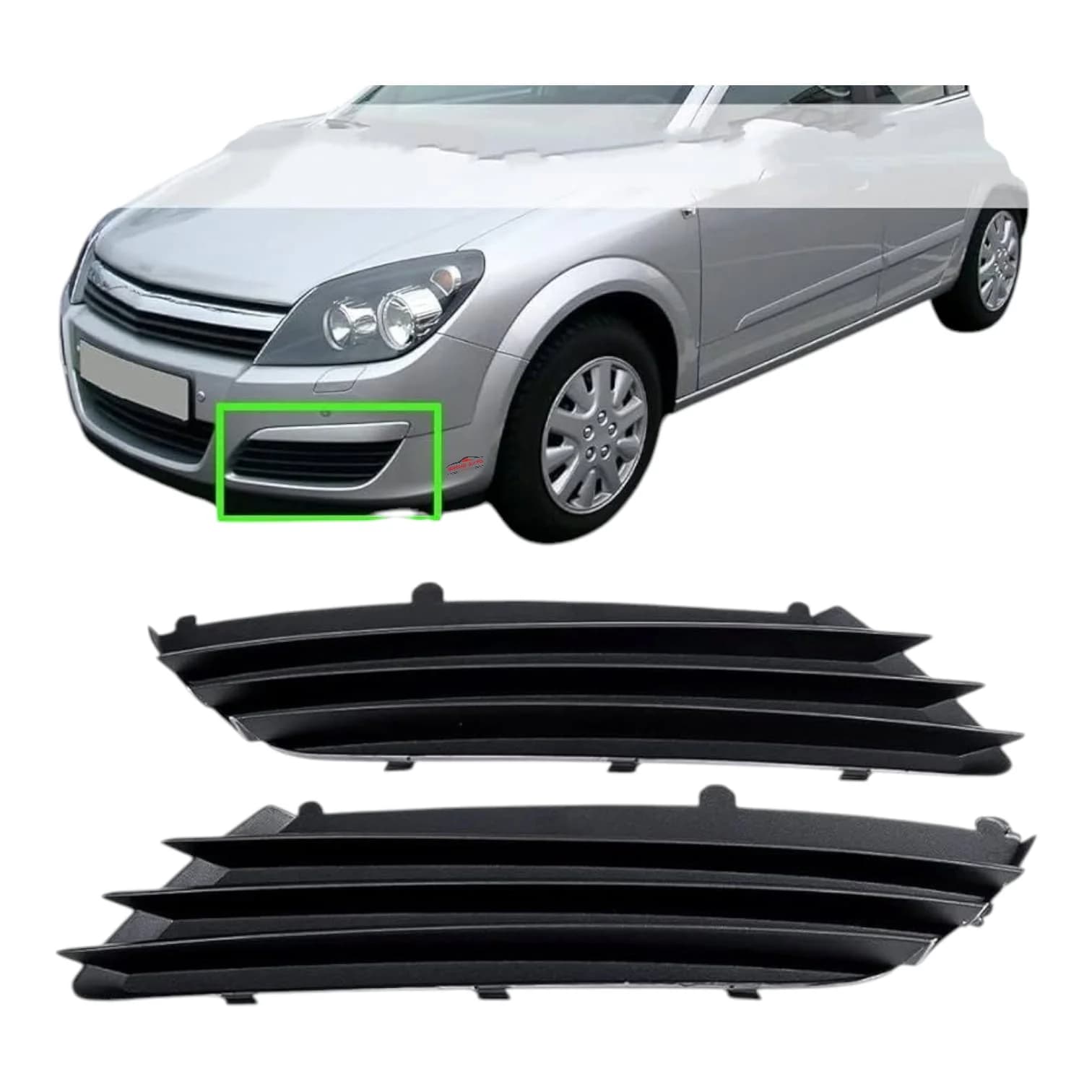 Duman fara setkası, dəst, Opel Astar 2003-2010 üçün 1400307 1400308