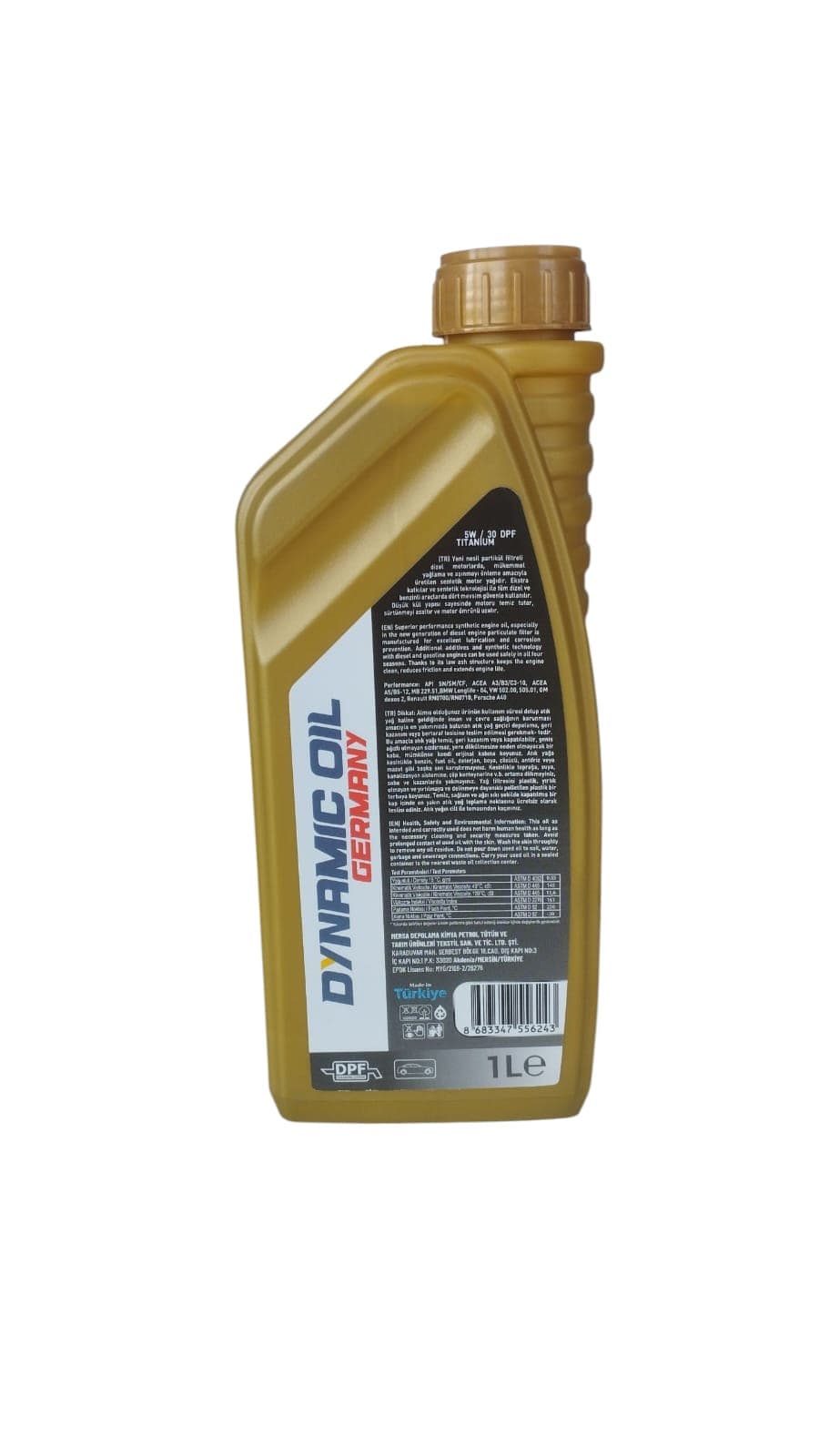 Mühərrik yağı DPF 5W-30, 1 l — изображение 2