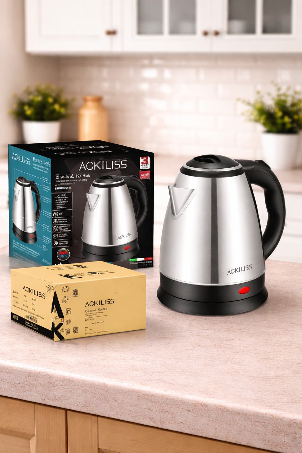 Elektrik çaydan Ackiliss ACL-T7816, 1500W — şəkil 2