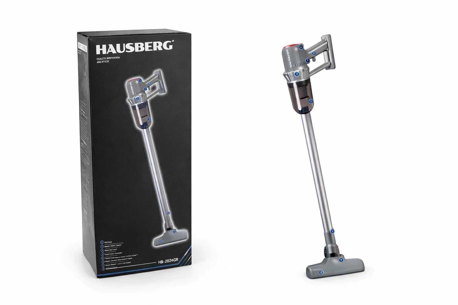 Vertikal tozsoran Hausberg HB-2024GR