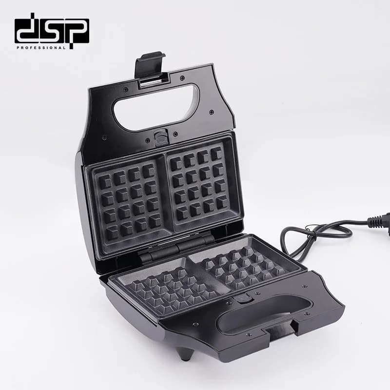 Sendviç cihazı DSP KC1238, 800 Vt, paslanmayan polad, gümüşü — image 2