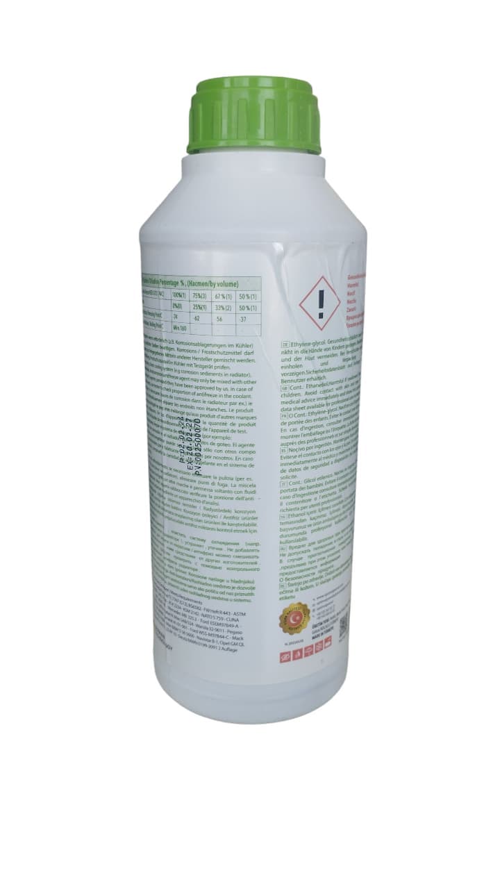 Antifriz Optimal G11, yaşıl, 1500 ml — şəkil 2