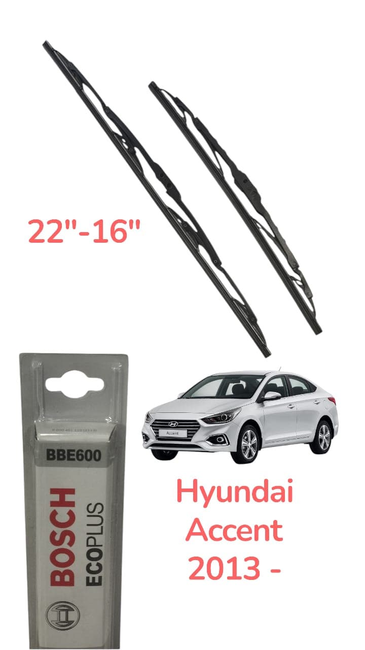 Avtomobil üçün şüşə silənlər Bosch Hyundai Accent 2013 üçün