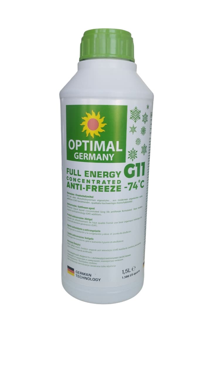 Antifriz Optimal G11, yaşıl, 1500 ml