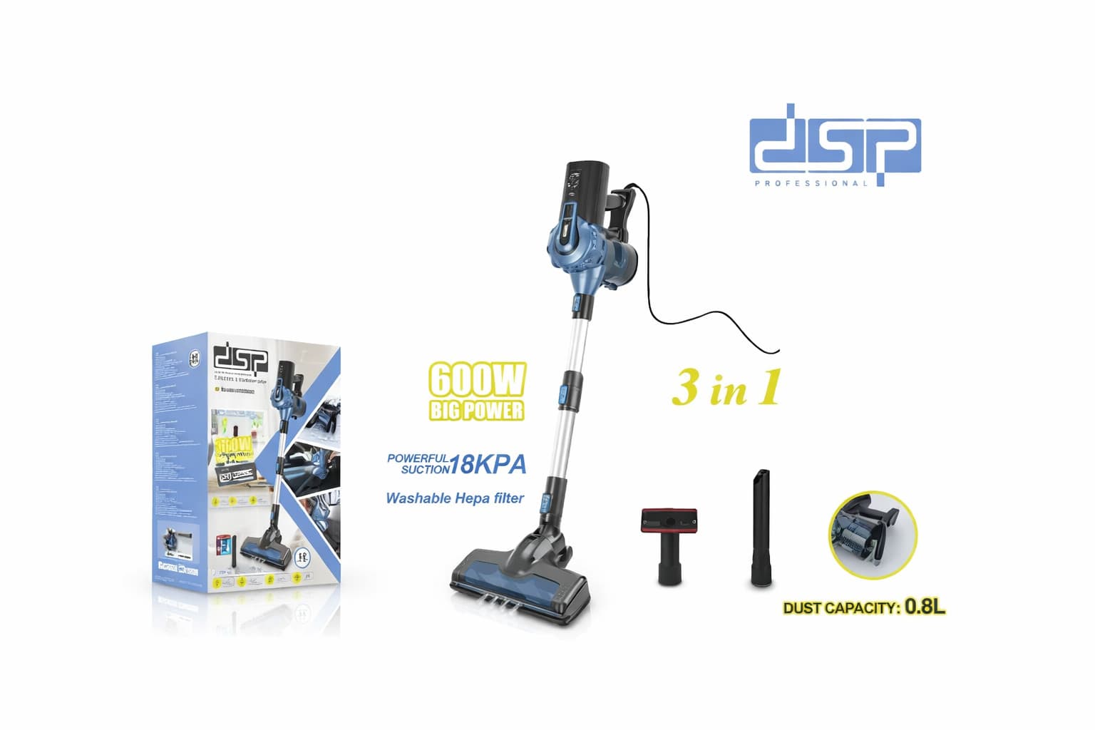 Vertikal tozsoran DSP KD-2040