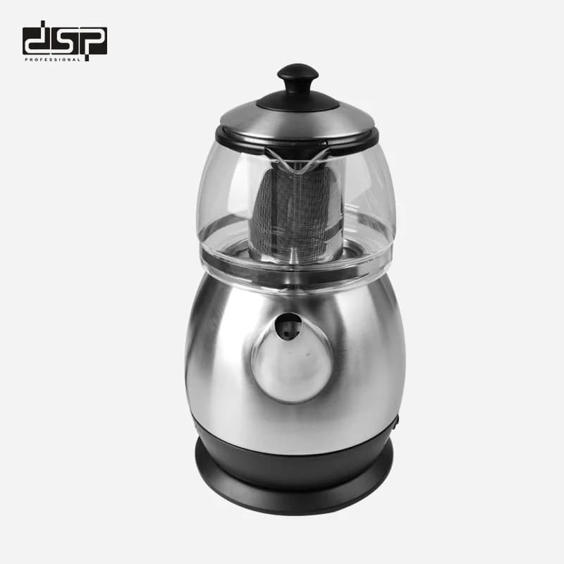 Elektrik çaydan DSP KK145, 1.8+1.2 L, gümüşü, 2200 Vt — изображение 3