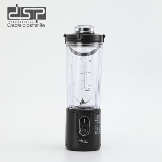 Blender DSP KJ2206 LRD, portativ, mexaniki, 0.4 L, qara — изображение 2