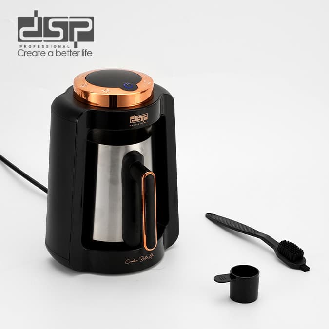 Elektrik cezve DSP KA3178 LRD, 400 Vt, 0.600 L, qara — şəkil 6
