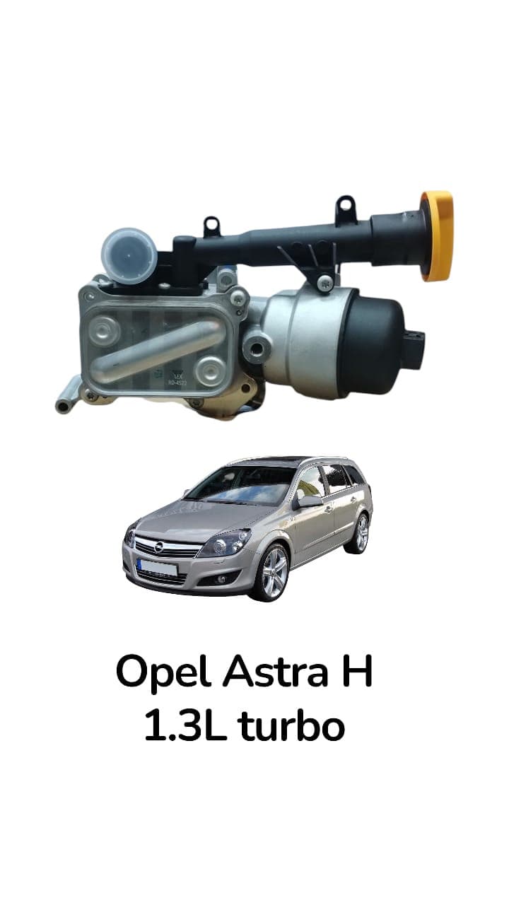 Mühərrik yağının soyutma radiatoru-Opel Astra H 1.3L turbo dizel