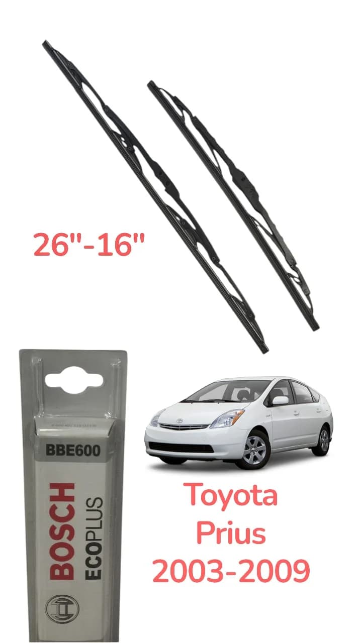 Avtomobil üçün şüşə silənlər Bosch Toyota Prius 2003-2009 üçün