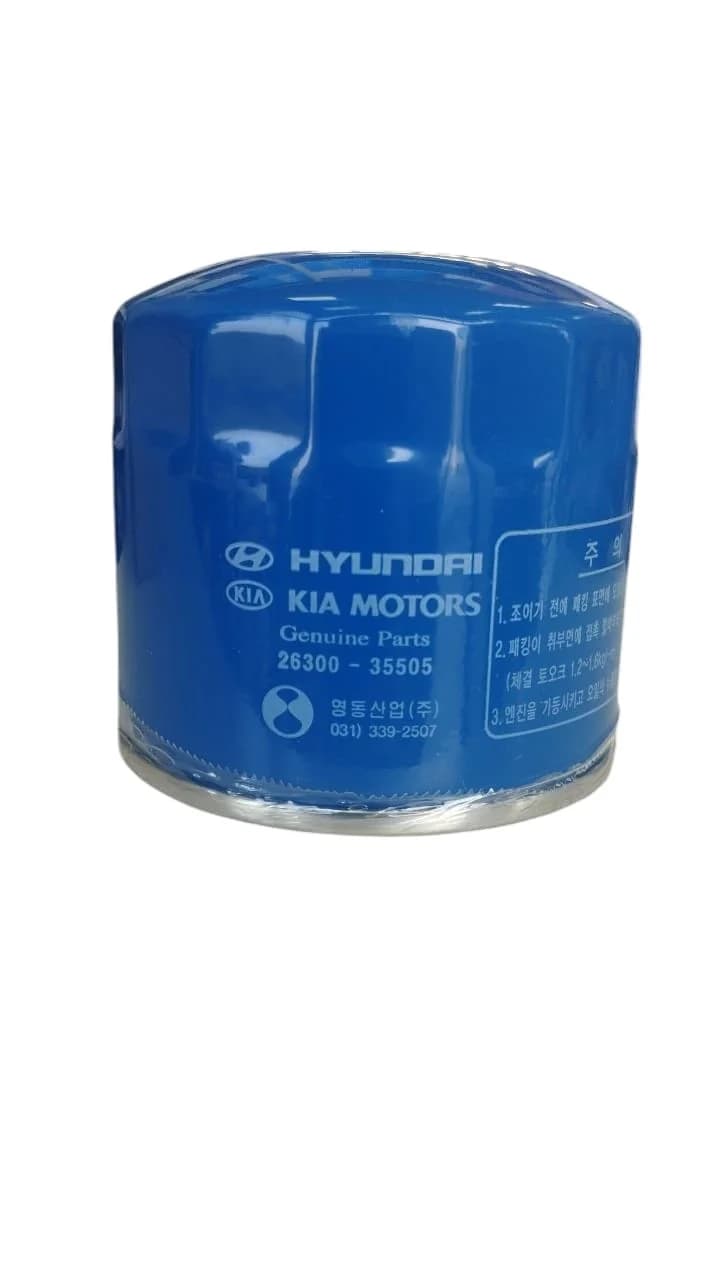 Yağ filtri Orijinal Hyundai/Kia bütün benzin mühərriklər ücün 2630035505 — изображение 5