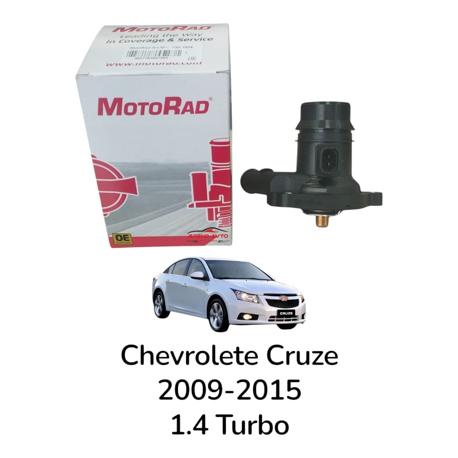 Termostat Motorad 730-105K Chevrolet Cruze 2009-2015 üçün (1338380 25200455)