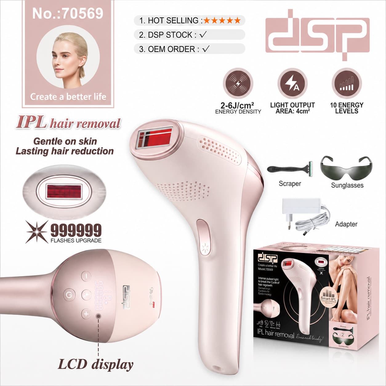 Lazerli epilyator DSP 70569