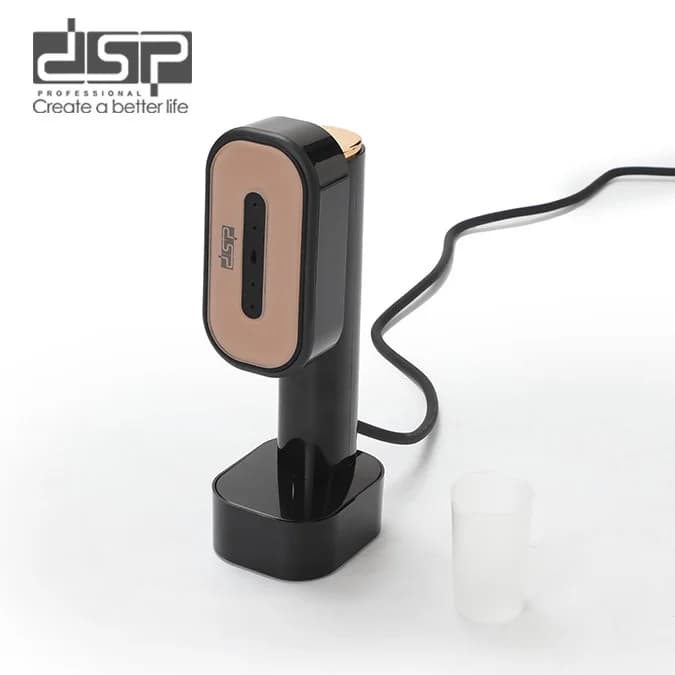 Əl geyim buxarlayıcısı DSP KD1384 LRD 1300 W 0.19 l qara — şəkil 5