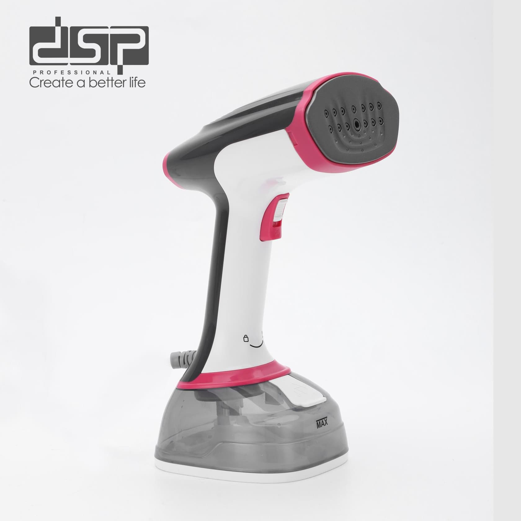 Geyim buxarlayıcısı DSP KD1357 LRD, 1600 Vt, 0.3 L, ağ — şəkil 3
