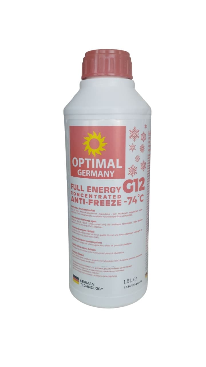 Antifriz Optimal G12, qırmızı, 1500 ml