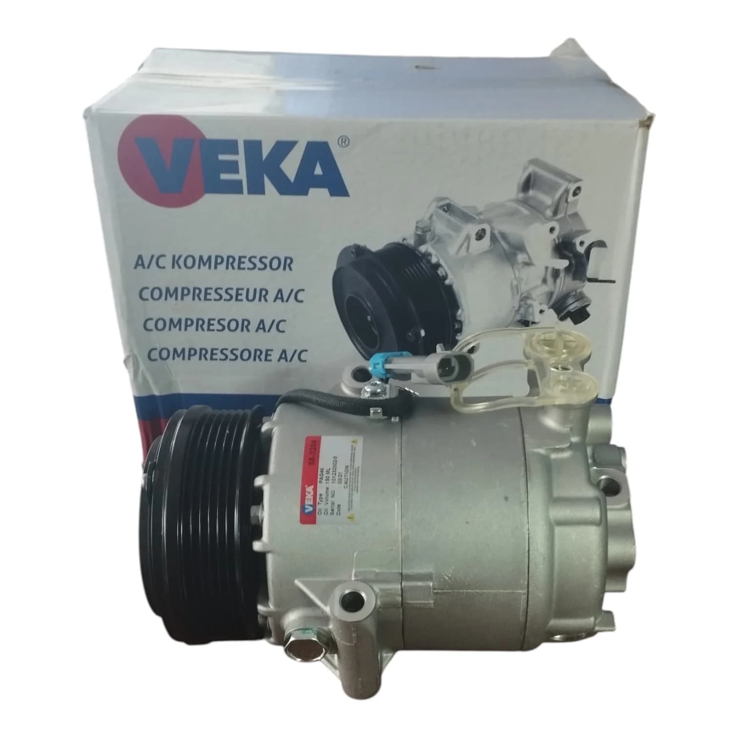 Kompressor Veka Opel Astra H 1.3 Turbo Dizel mühərrik 2003-2010 üçün 58-3204 13124754 — şəkil 7