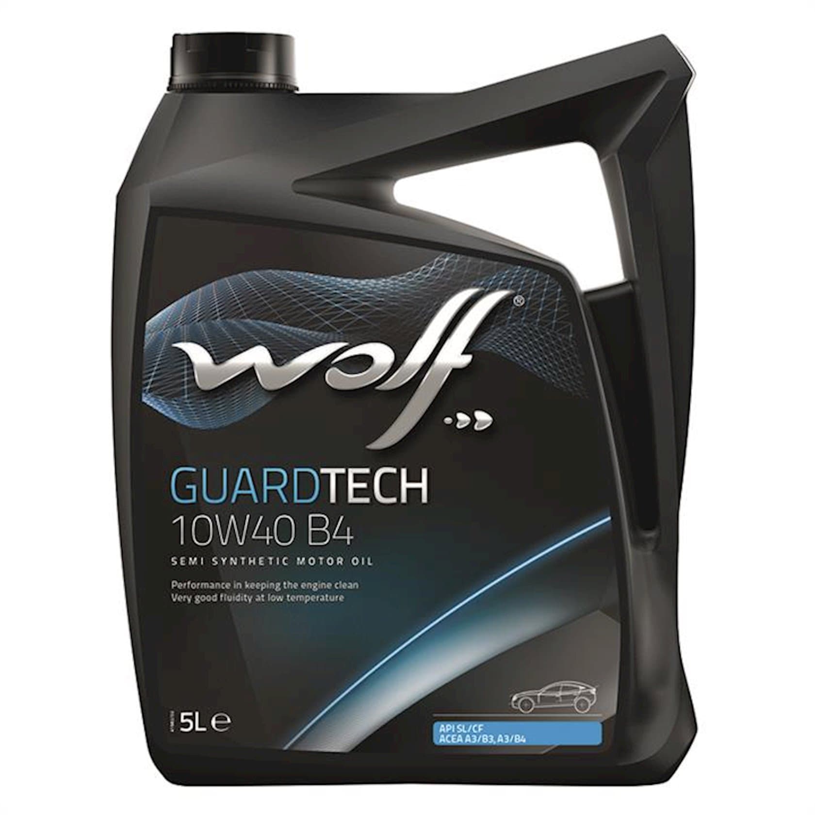 Motor yağı Wolf Guardtech 10W-40 B4, 5 l