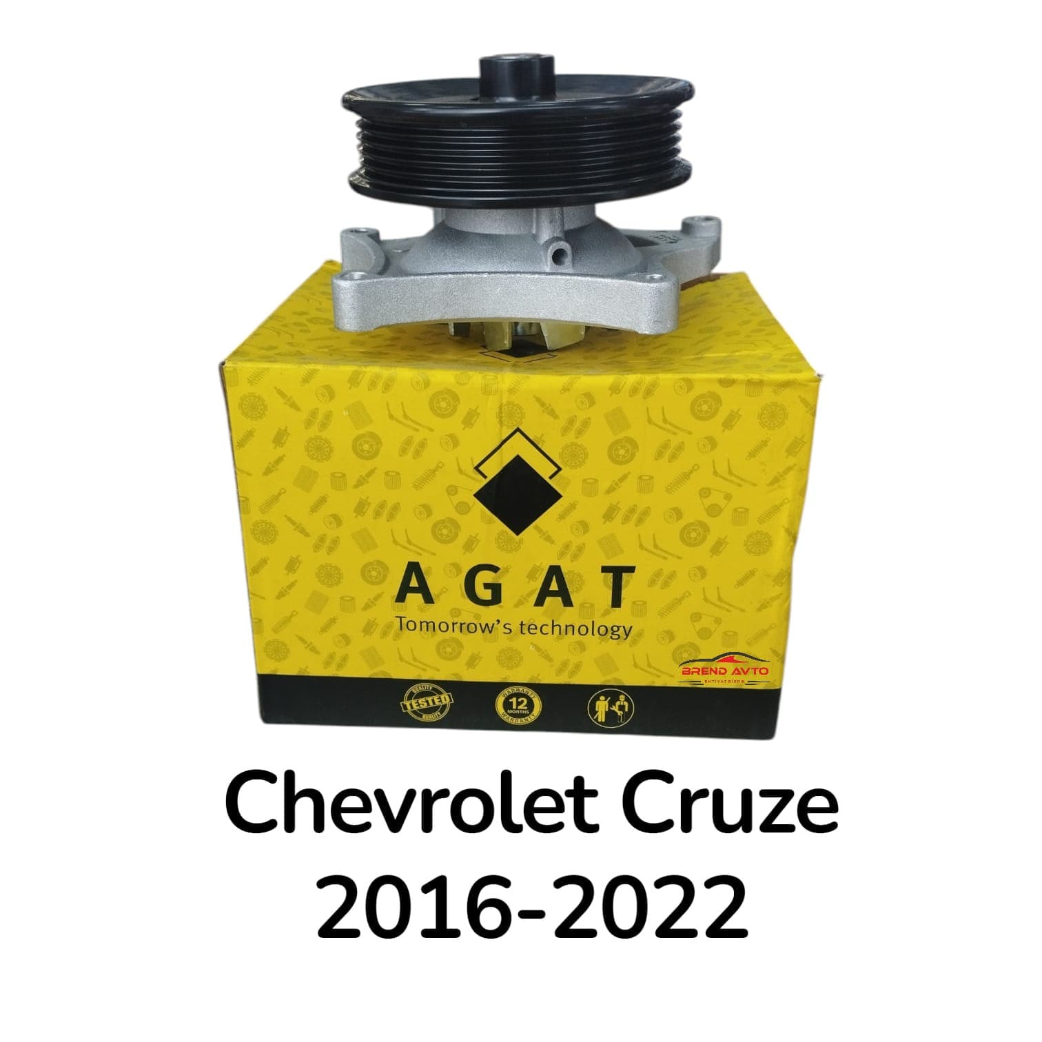 Su nasosu pompası Chevrolet Cruze benzin mühərrik 2016-2022 üçün awp-0149 12635767