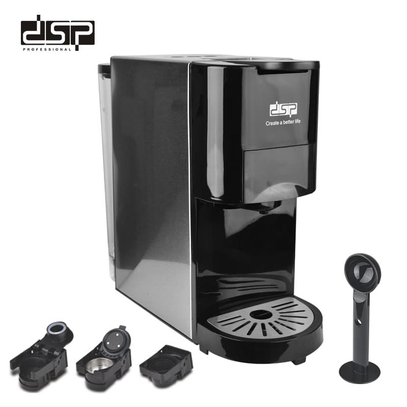 Qəhvə maşını DSP KA3046 LRD, Kapsullar, 1450 Vt, 0.8 L, Gümüşü — image 5