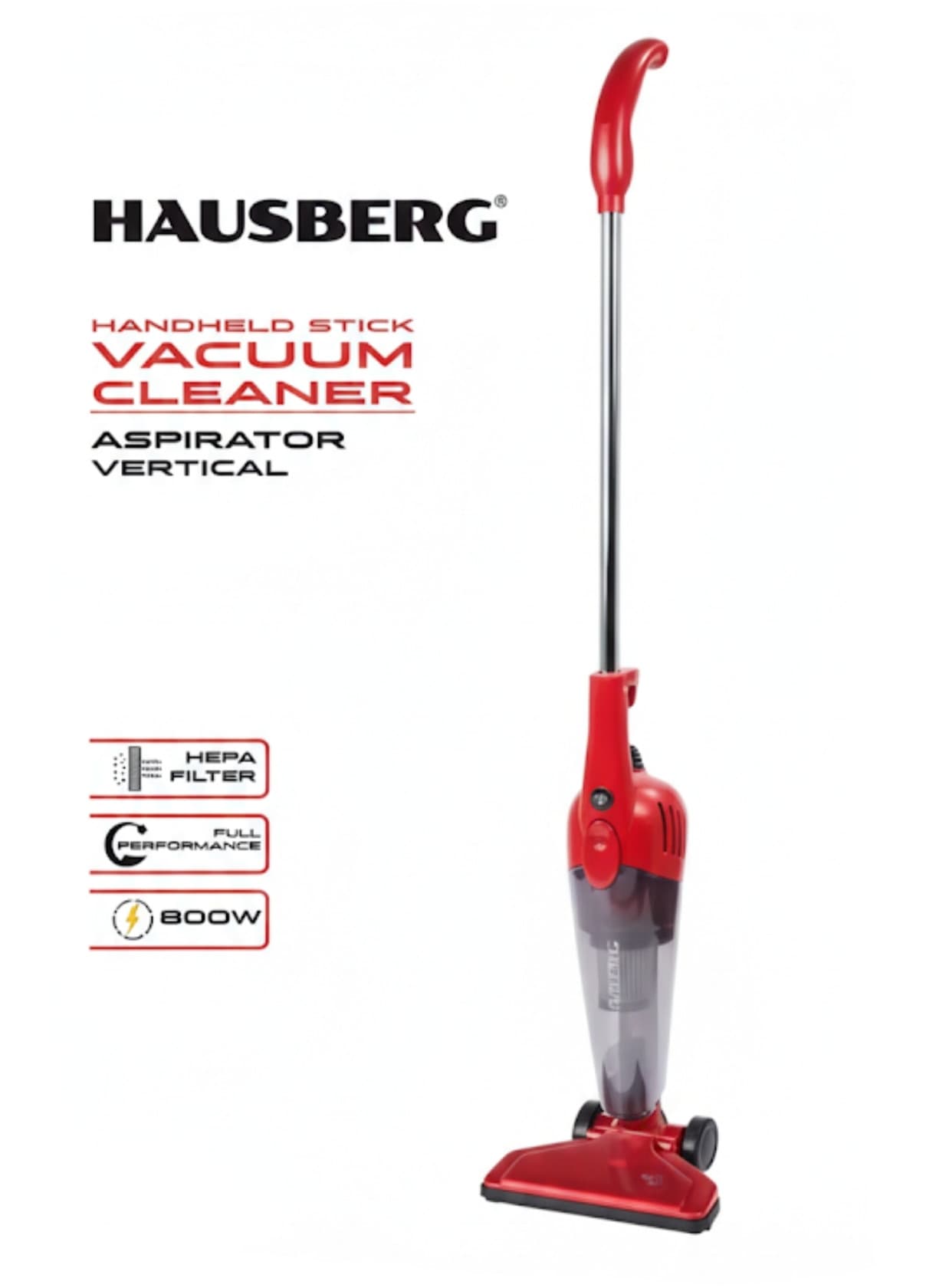 Vertikal tozsoran Hausberg Quick 800watt HS-202