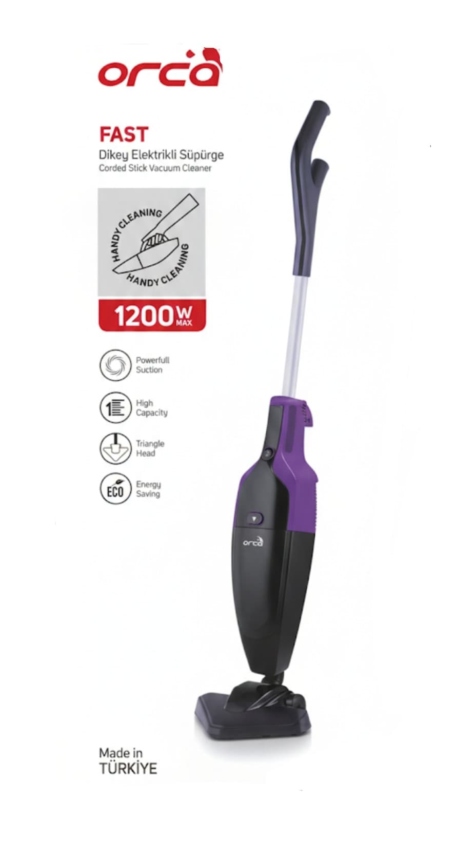 Vertikal tozsoran Orca 1200watt QR-SVC-504