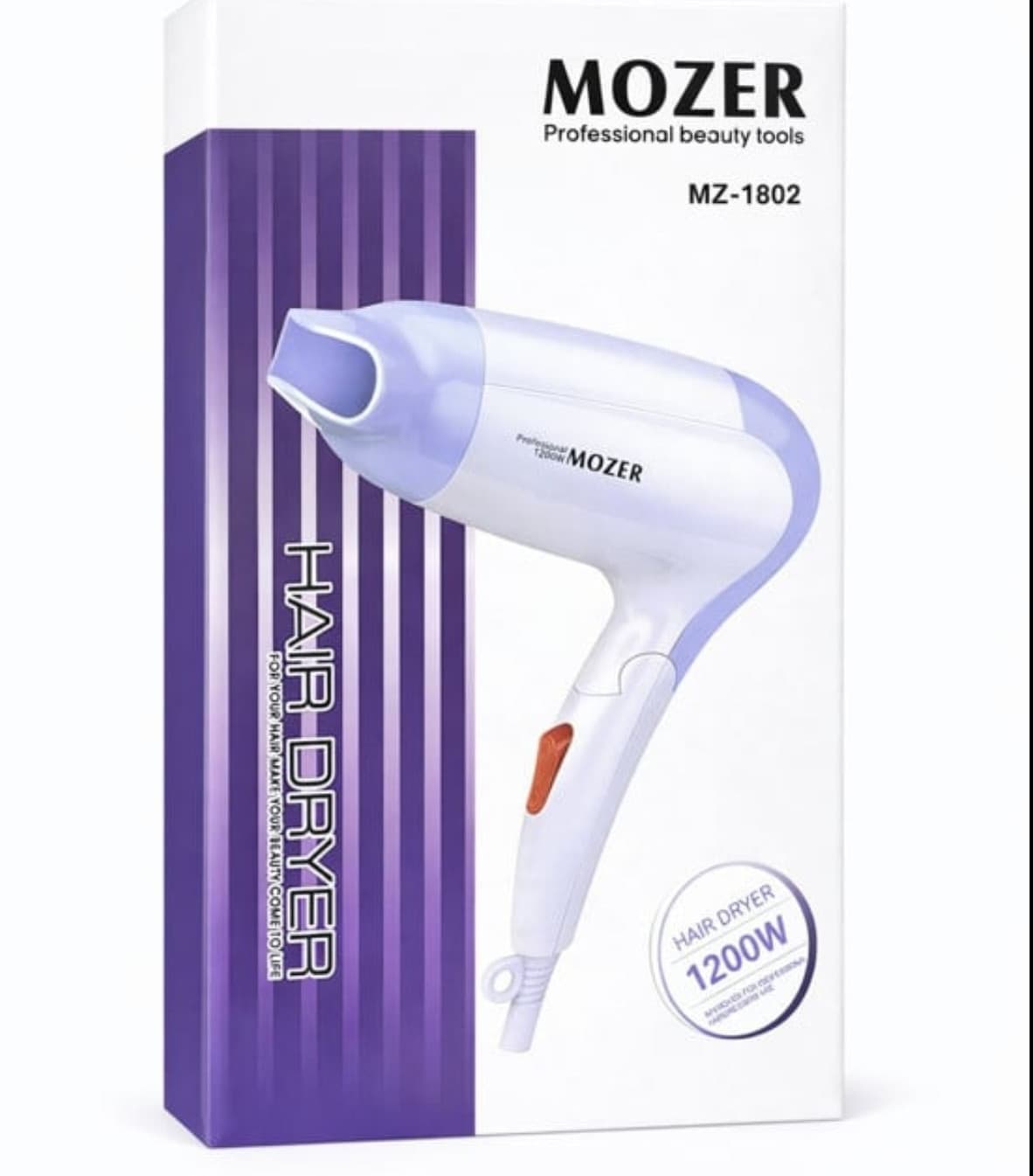 Fen MOZER MZ-1802 DC TRAVEL WHITE