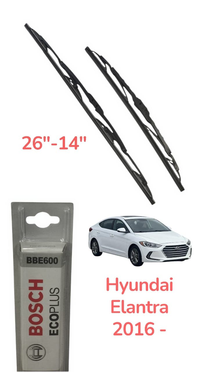 Avtomobil üçün şüşə silənlər Bosch Hyundai Elantra 2017 üçün