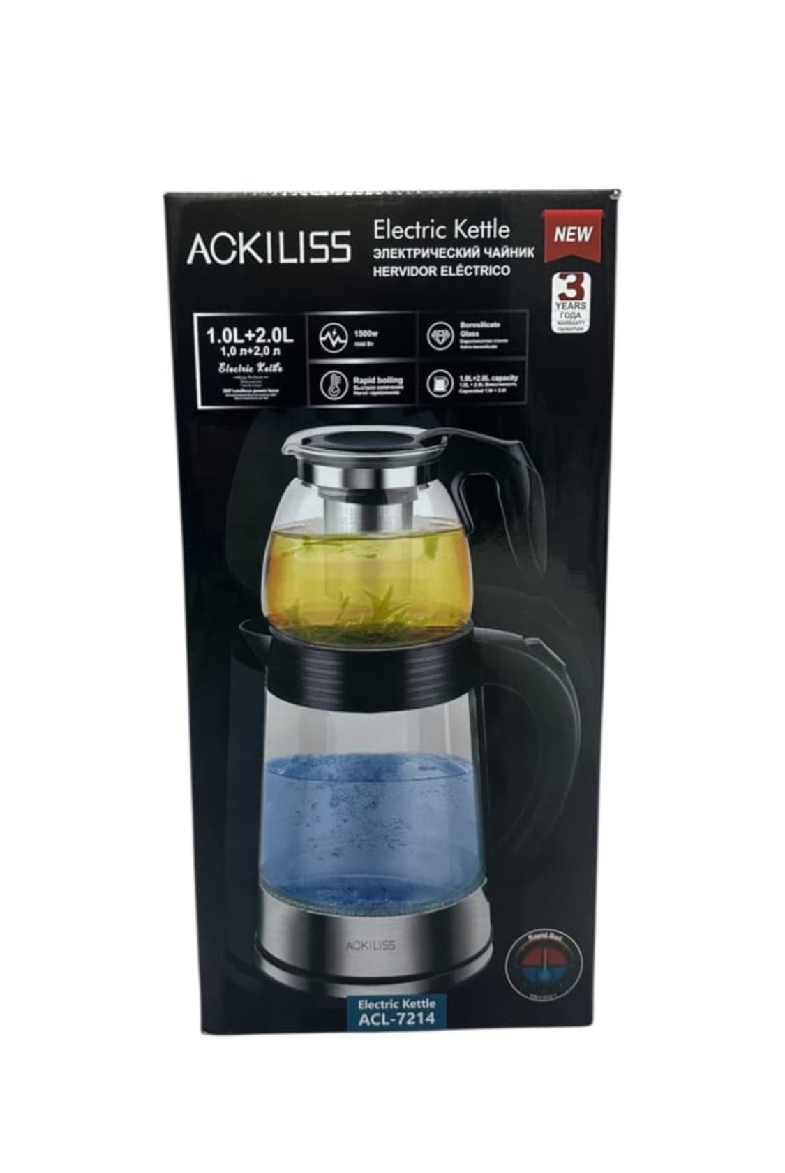 Elektrik çaydan və dəm çaydanı Ackiliss ACL-7214 CC7318