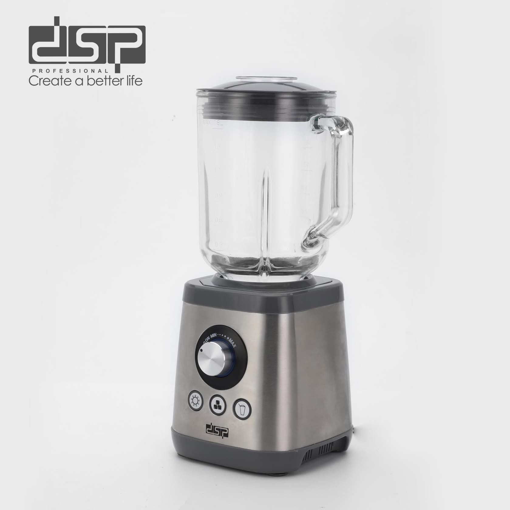 Blender DSP KJ2198 LRD, stasionar, mexaniki, 1.8 L, gümüşü — изображение 3