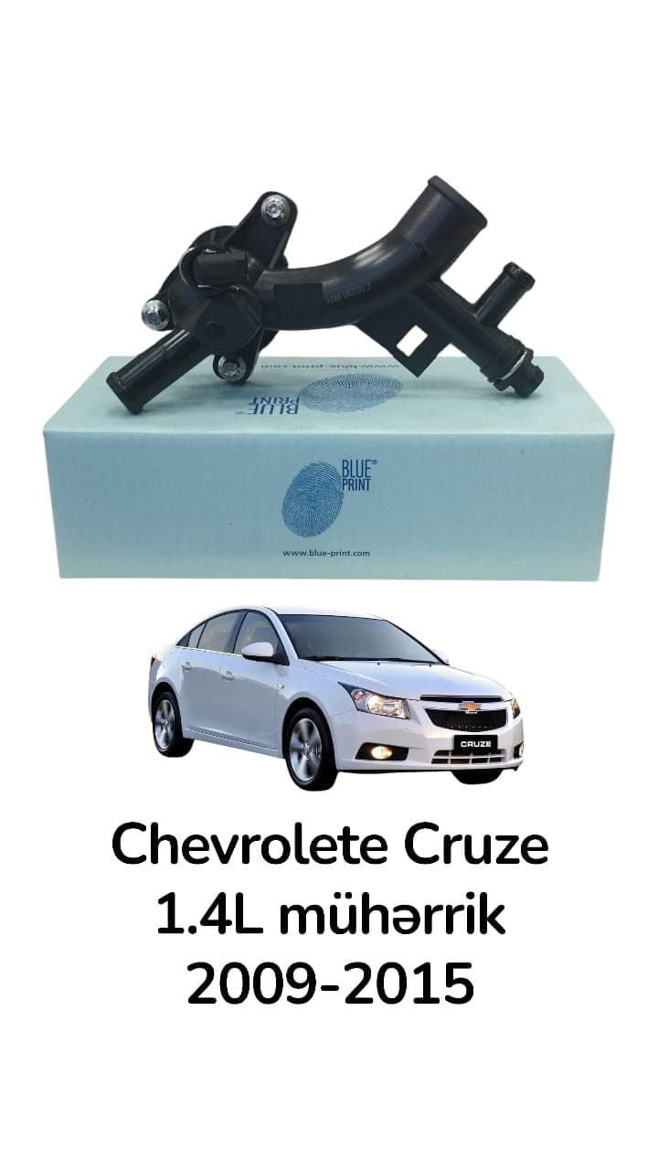 Soyutma sisteminin troyniki Chevrolete Cruze 1.4L mühərrik 2009-2015 üçün — şəkil 2